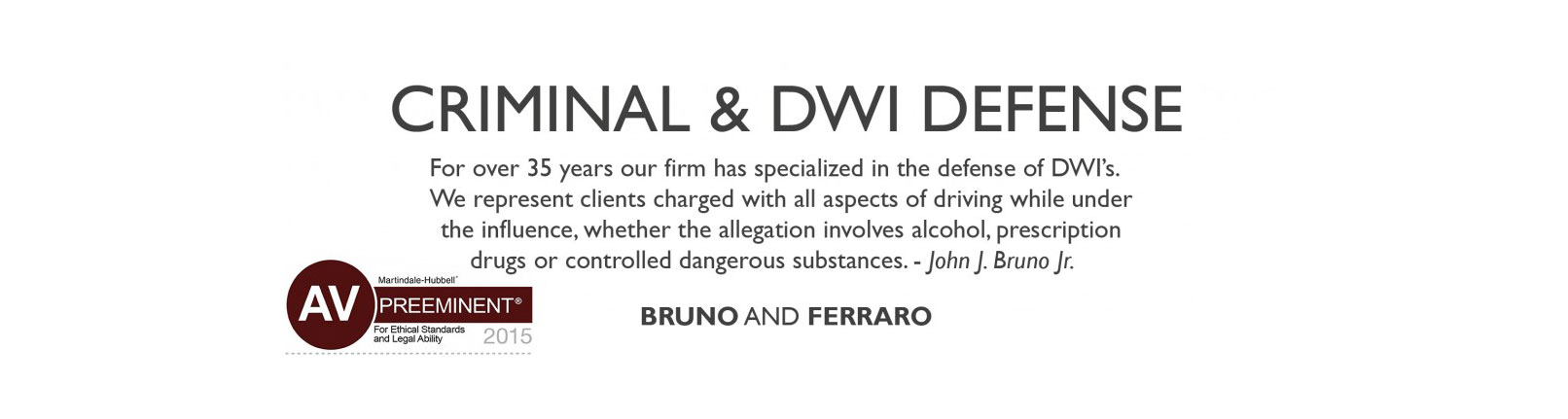 Criminal and DWI Defense Cases Criminal and DWI Defense Lawyers